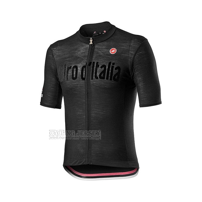 2022 Cycling Jersey Giro d'Italia Black Short Sleeve and Bib Short